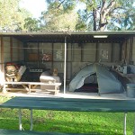 04 Shelter from the rain at King River Palms Caravan Park, WA